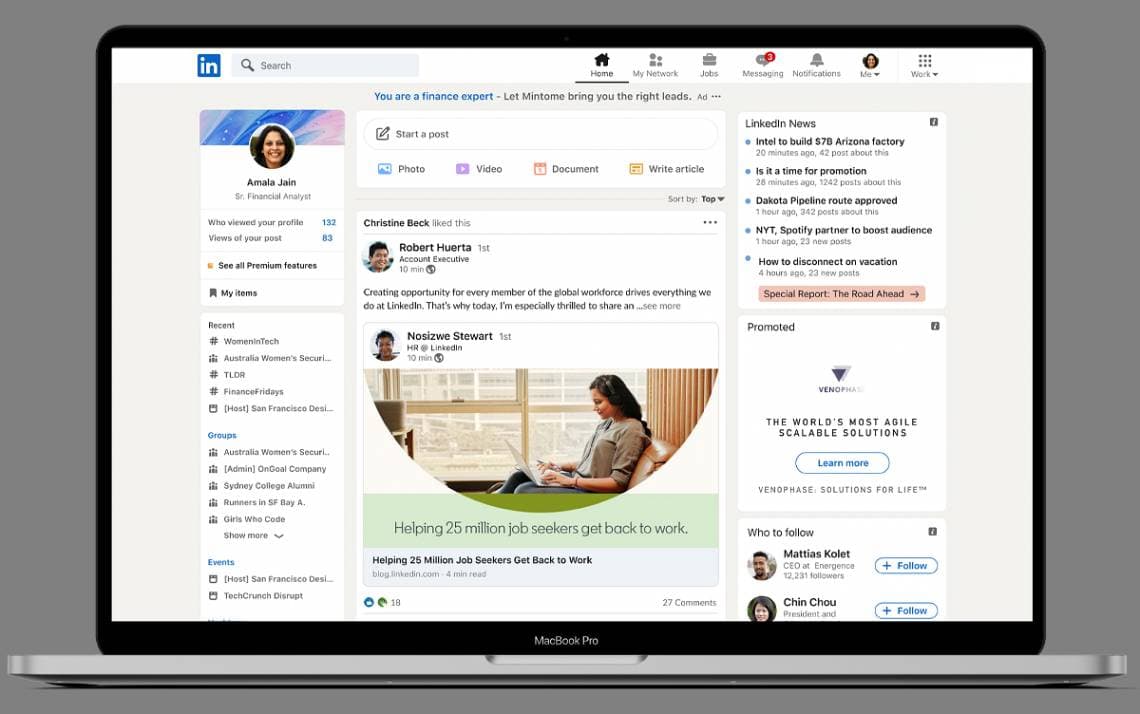 linkedin просування