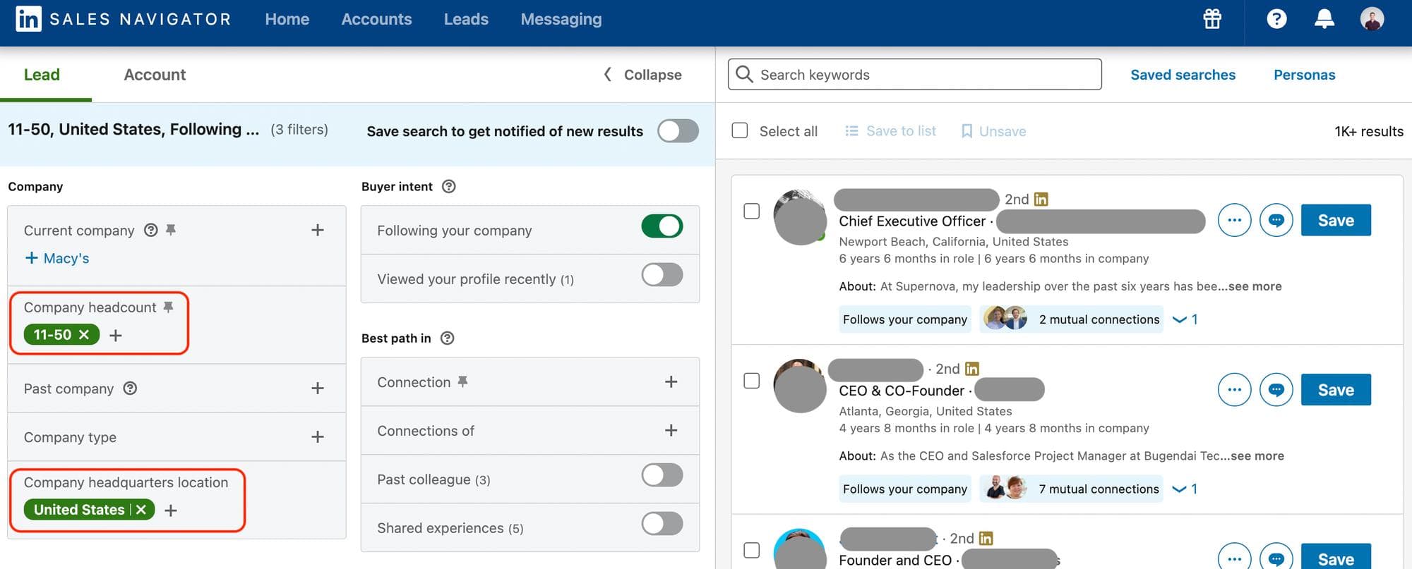 sales navigator вхід