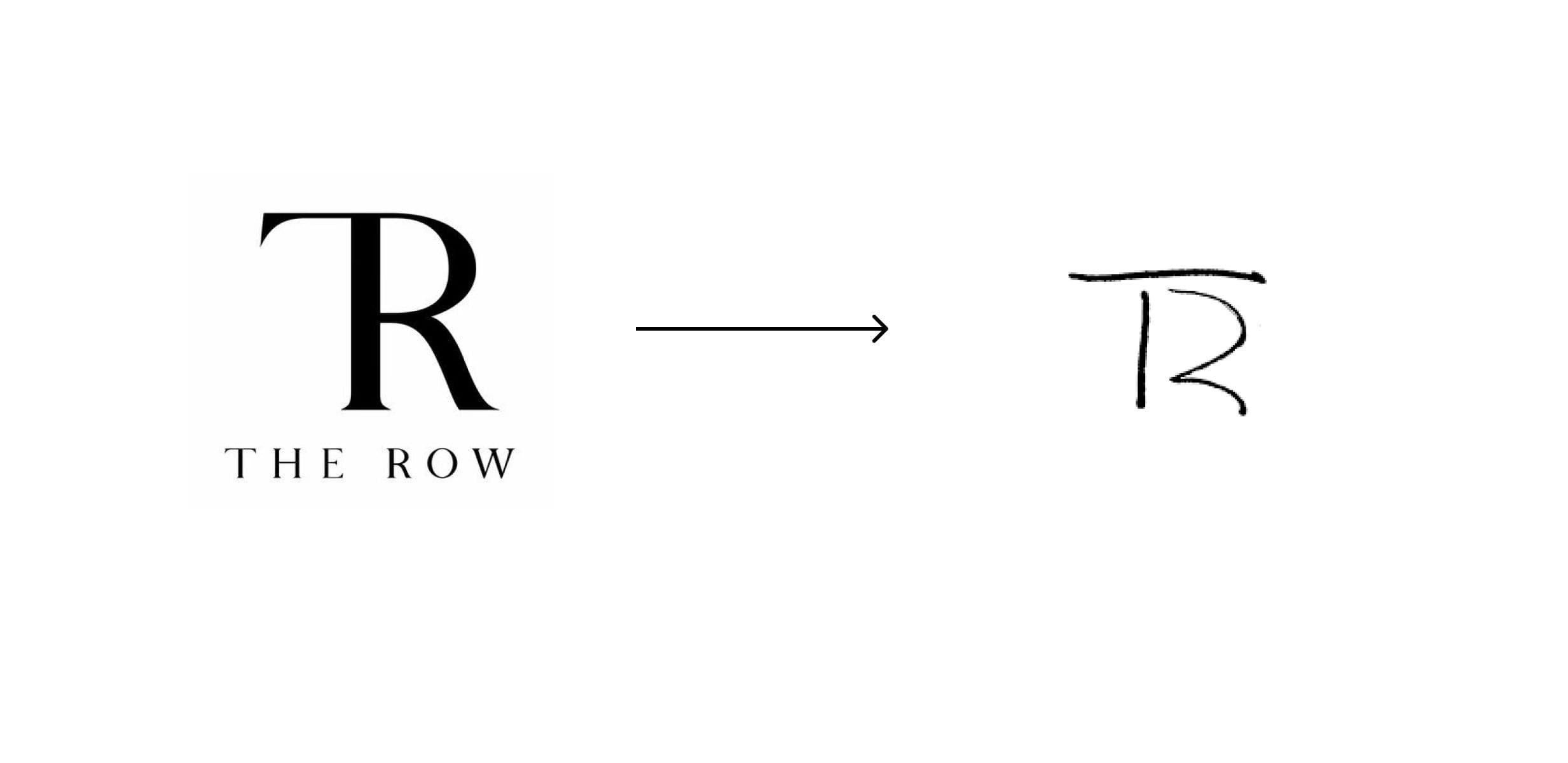 лого the row