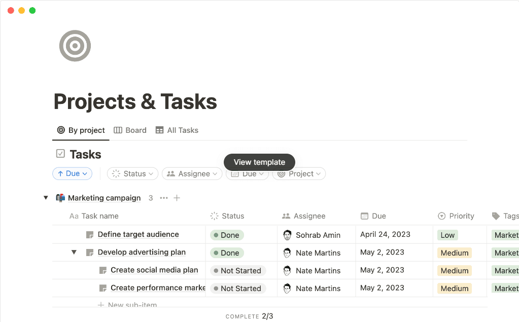 notion робота
