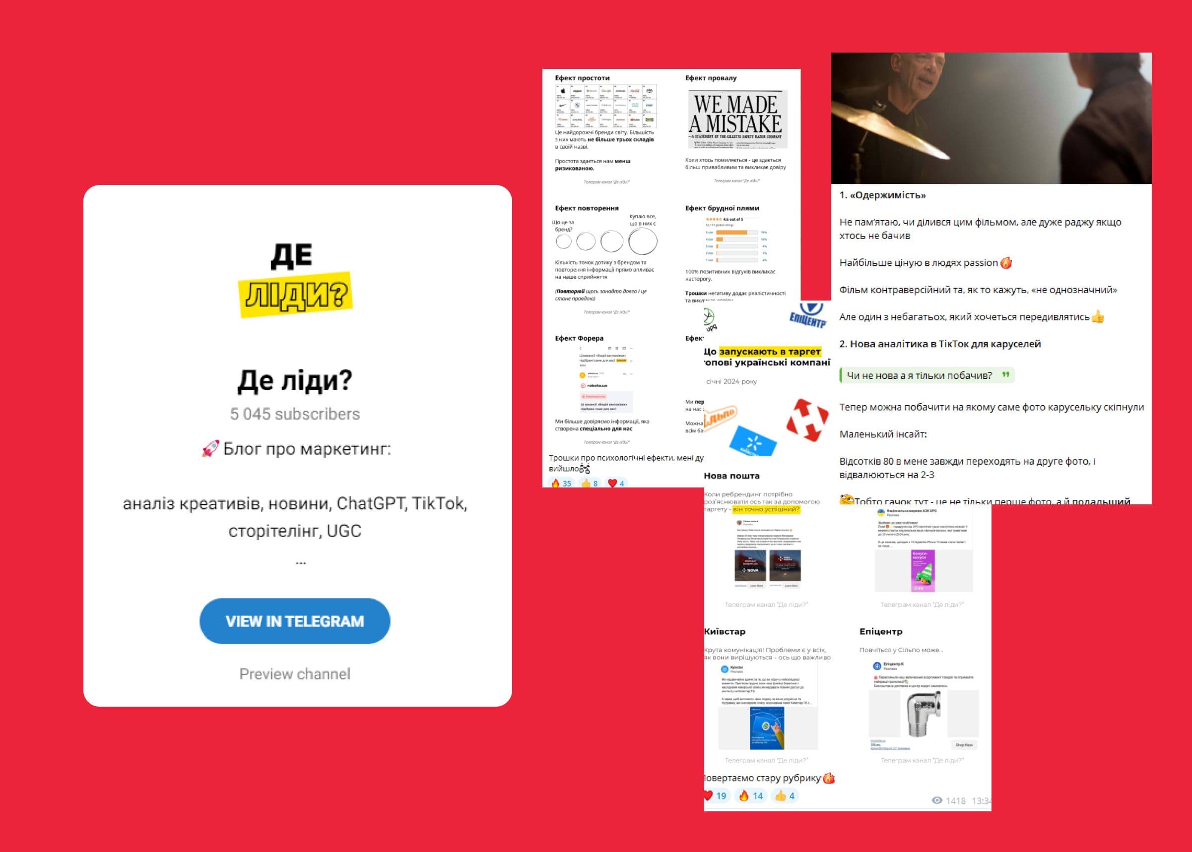 робота з телеграм